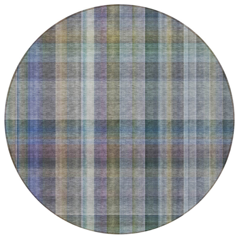 Tapis d'intérieur rond rond 8 po
