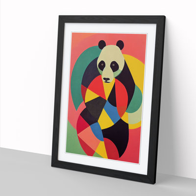 Panda Abstract - Single Picture Frame Print
