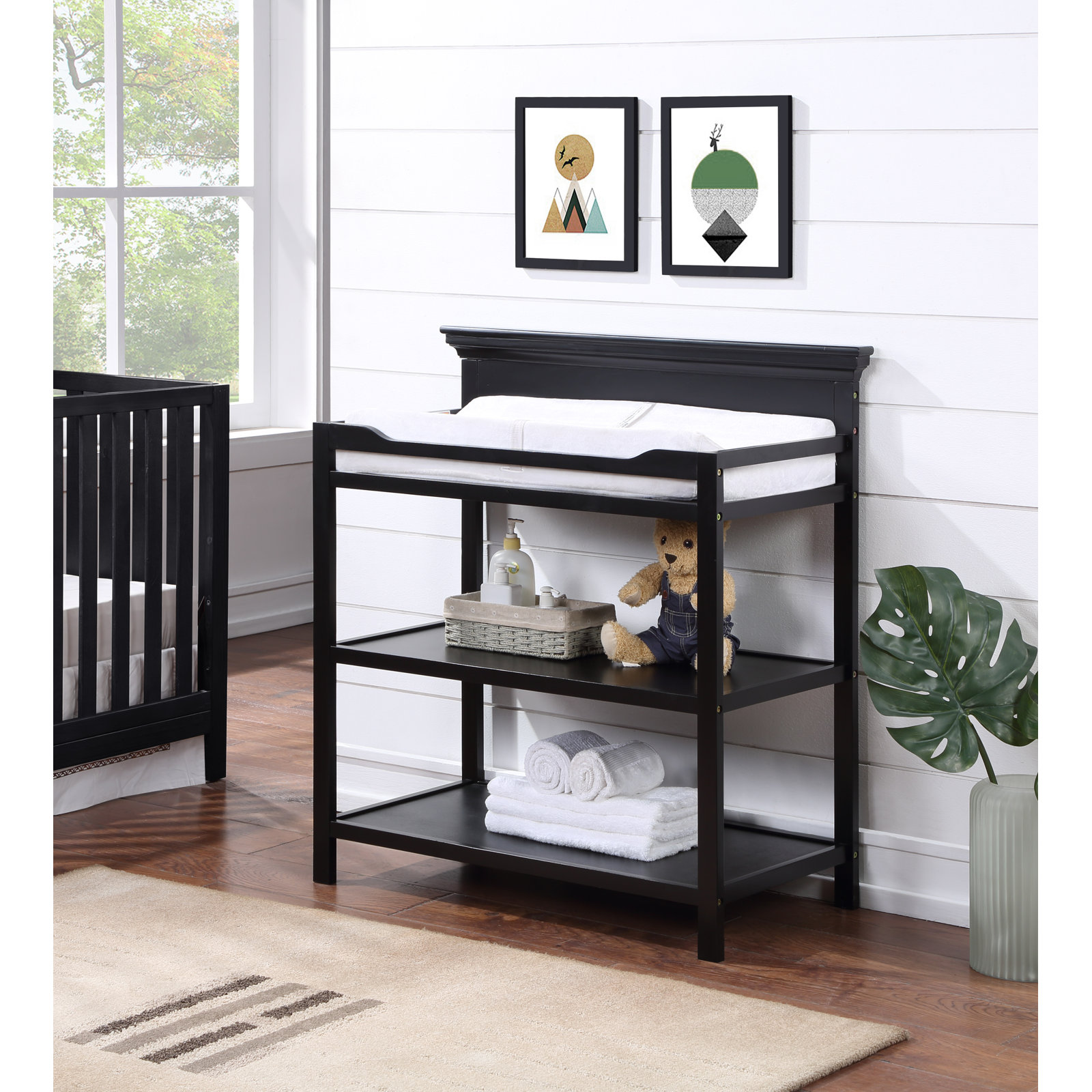 Macy Changing Table, Black