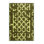 Machine Washable Trellis Green Area Rug
