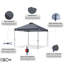 Pop-Up Gazebo Tent With Roller Bag