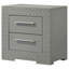 Table de chevet 2 tiroirs Pierce Grey-1885131043