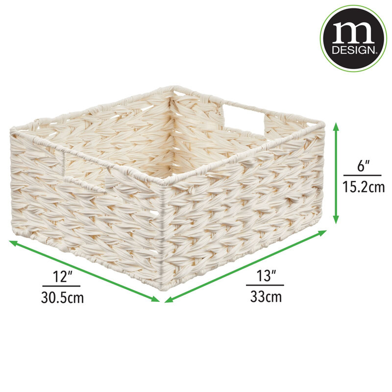 MDesign Basket - Set of 6, White