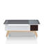 Alijah Four Leg Coffee Table with Storage-29352254