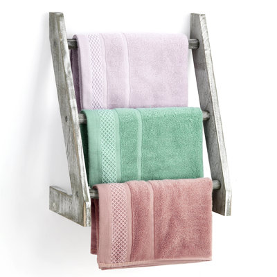 Wood 1 Wall Towel Rack