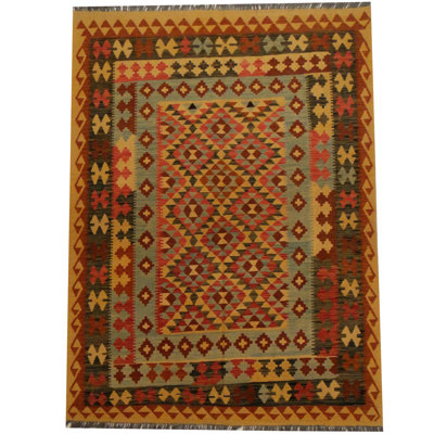 Tapis rouille tissé à la main Azpeitia