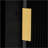 Modern Stripe Door Storage Cabinet, 4-Door Sideboard With Back-Of-Door Storage Racks & Side Hooks, Adjustable Shelves, MDF Cabinet With Aluminum Handles For Living Room, Dining Room-1724166370
