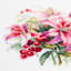 Pink Lilies Counted Cross Stitch Kit by Magic Needle 70-06