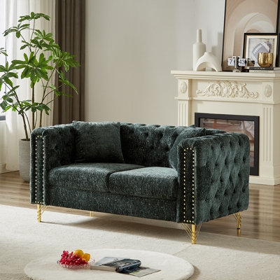 Modern Couch Upholstered Tufted Sofa