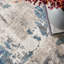 Tapis gris / ivoire / bleu à motif abstrait Roland-960230584