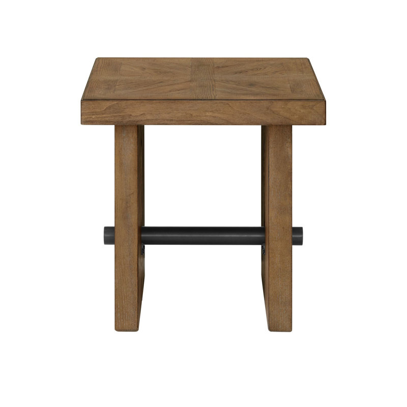 Rabbie Solid Wood End Table
