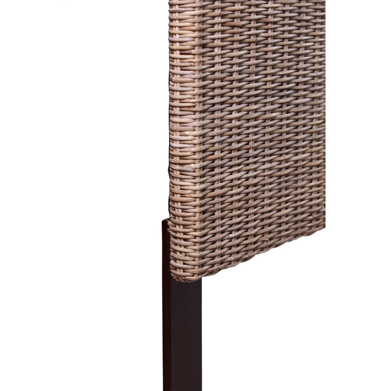 Lanett Mahogany Solid Wood Panel Headboard, King