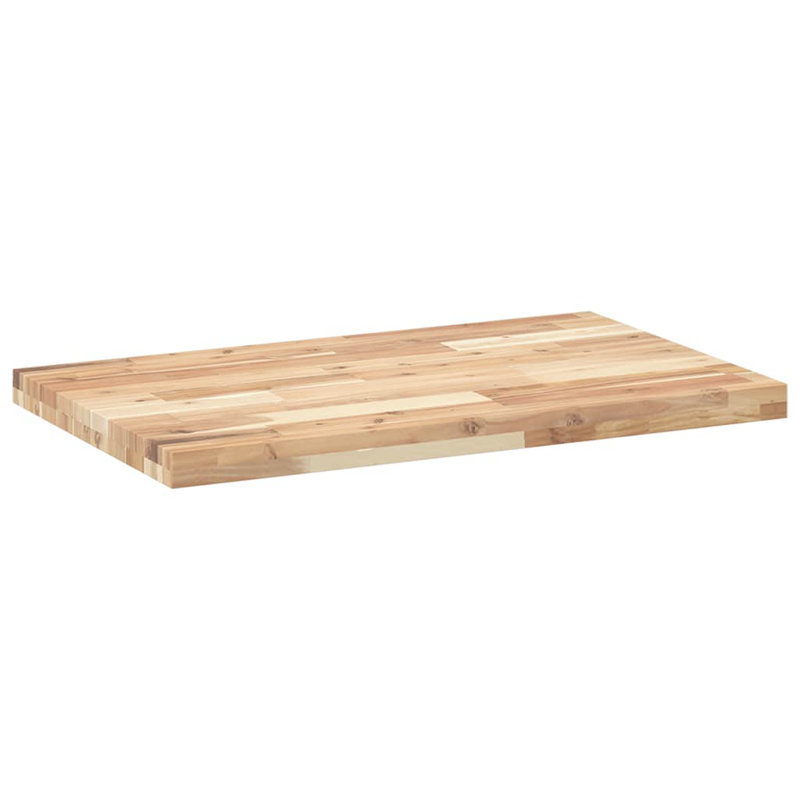 Solid Wood Table Top, 4cm H x 60cm W x 50cm D