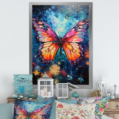 «Butterfly Fauvist Flutter I», reproduction sur toile