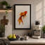 Goldfish in Ripples Japandi - Wrapped Canvas-1785136545-1785136546