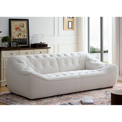 Modern Sofa Sofa With , Durable Fabric, Solid Wood Frame, High Density Sponge Filler