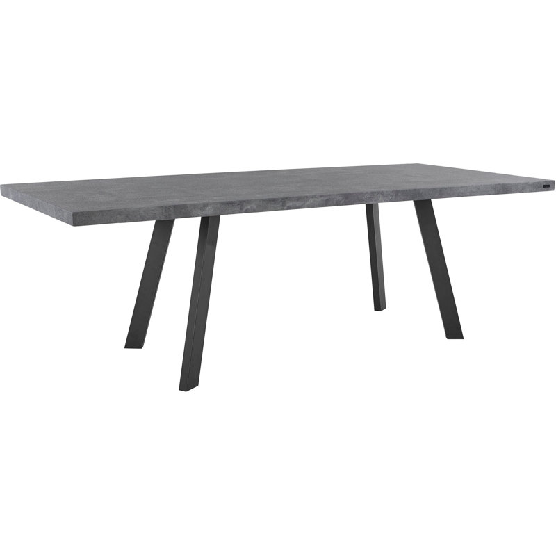 Jaheim Metal Base Dining Table, H76 x L160 x W90cm