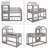 Muscotah Kids Twin Over Twin Bunk Bed-705577976