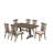 Terzenbach 6 - Person Solid Wood Top Trestle Dining Set