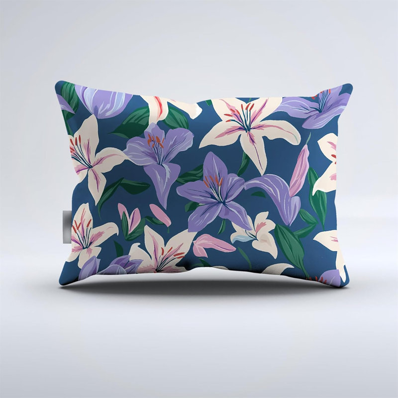 Lilies Flowers Print Bed Sets