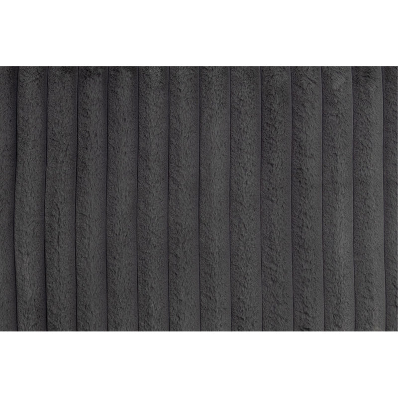 Seltos Grey Power Sectional, Black Fabric