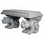 Banc d'extérieur en résine Gargoyle