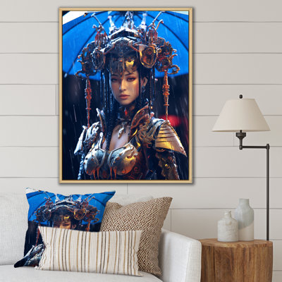 " Cyberpunk Goddess Futuristic Portrait "