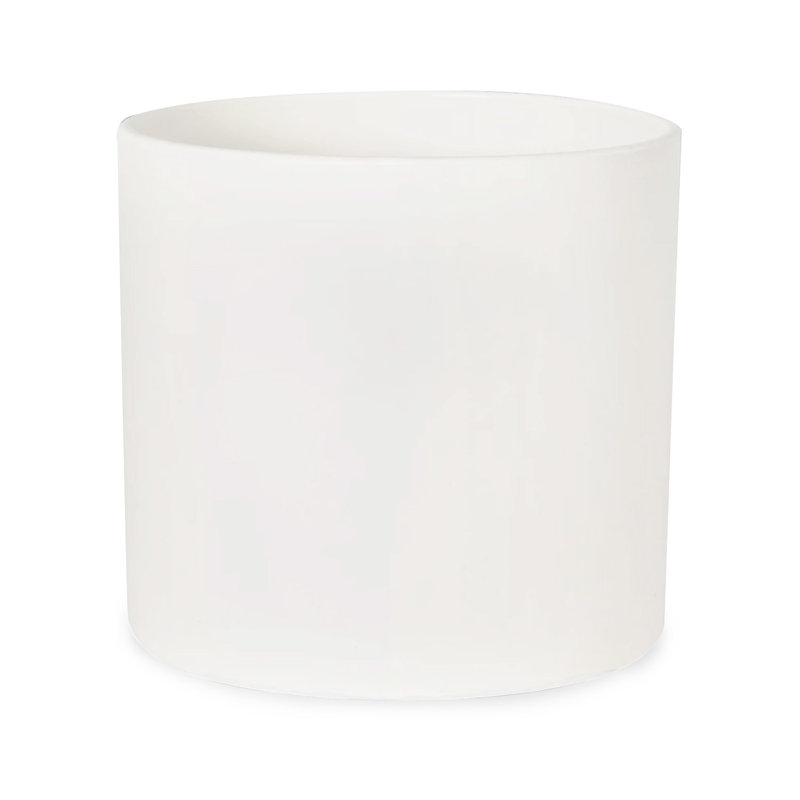 Cachepot, White, 29.5cm H x 32.5cm W x 32.5cm D