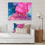 Mauve et rose - Abstrait fluide de luxe - peinture sur toile-67324863-67324864