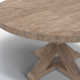 Bianca Round Solid Wood Dining Table
