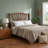 Fireside Lodge Hickory Log Sunburst Headboard - Double - Natural-1929405507