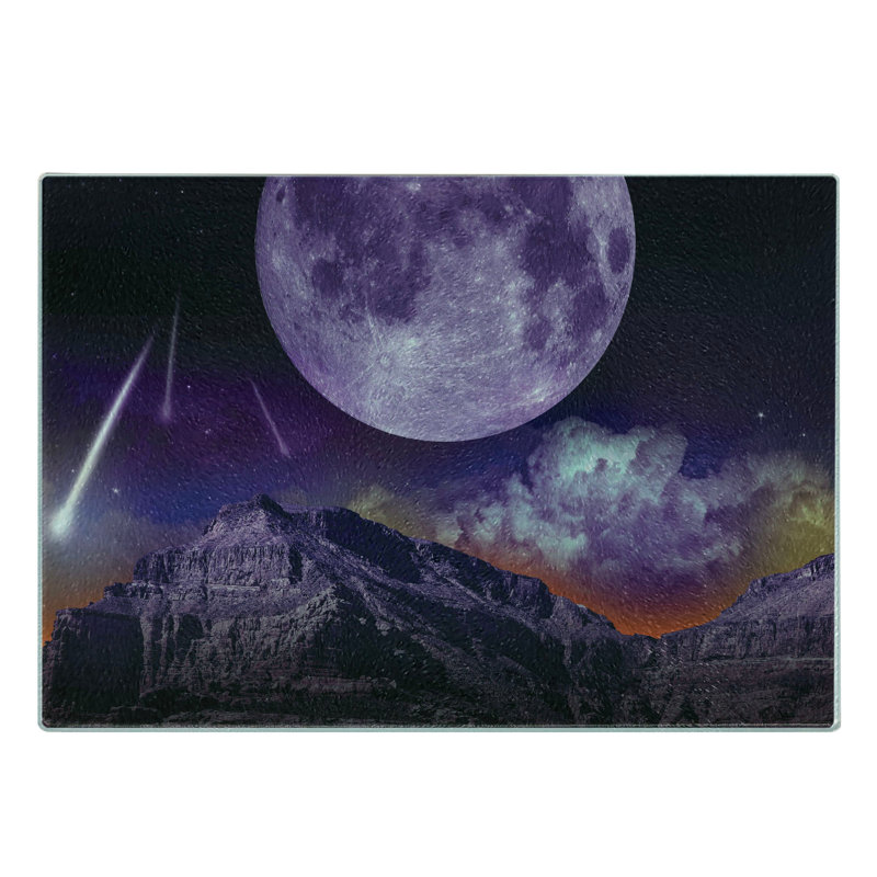 Planche à découper en verre trempé Ambesonne