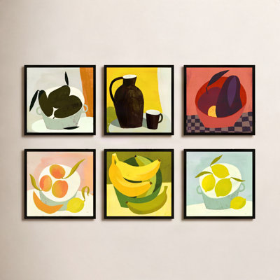 Julina "Fruits" 6-Piece Painting Set