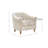 Bedford Fayette 35" Wide Tufted Barrel Chair with Round Arms, Accent Armchair with Solid Wood Legs