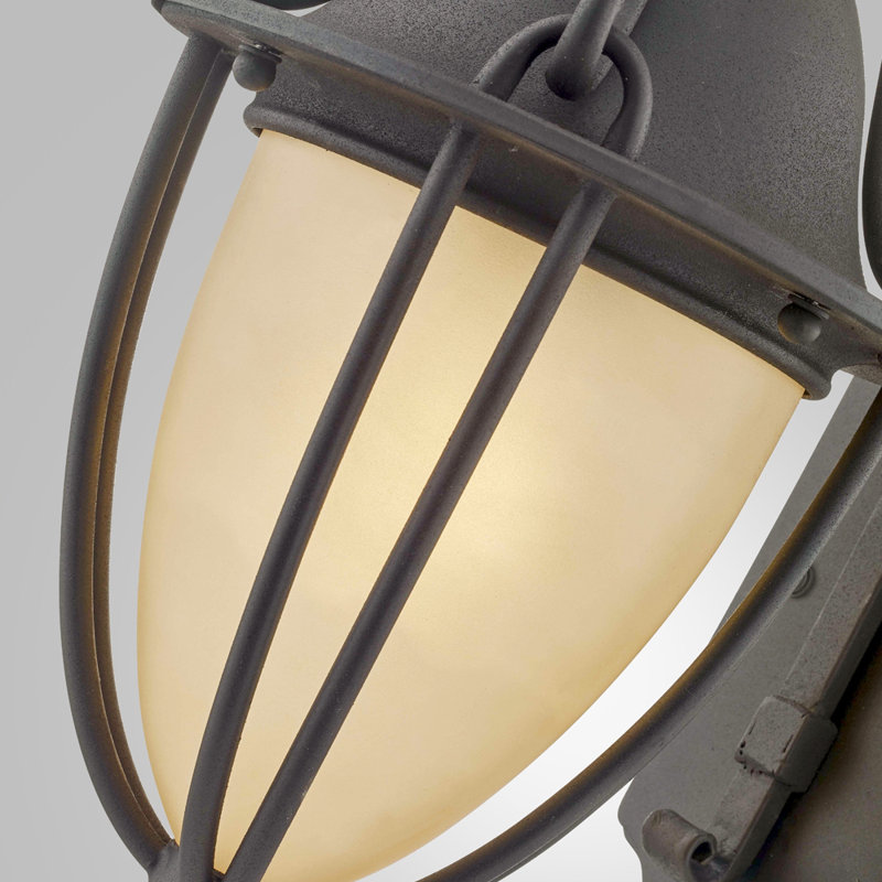 Portage 1 - Light Outdoor Wall Lantern, 11.8" H x 7.1" W x 8.75" D