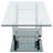 Garrett Chrome 2-piece Glass Top Coffee Table Set