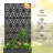 Metal Planter Wall Planter Pot Trellis, Freestanding Raised Garden Bed with Drainage Hole, Sturdy Trellis Planter Box for Patio, Balcony, or Deck-1273591914-1273591912