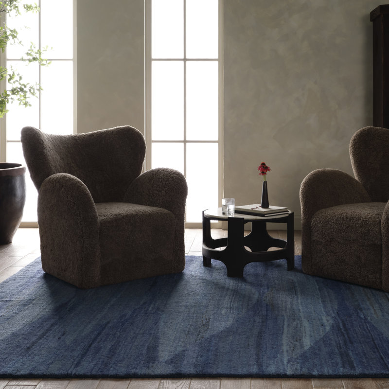 Jaipur Living Liya TRH02 Handknot Moroccan Blue Area Rug (12'X15'), Blue
