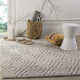 Russo Geometric Handmade Flatweave Silver Area Rug
