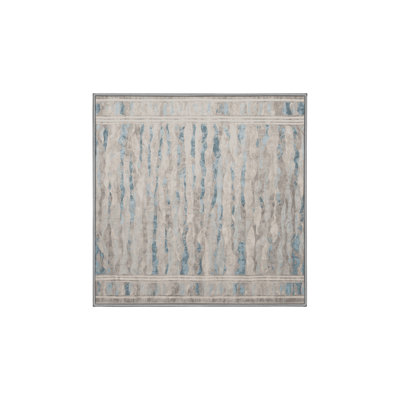 Machine Washable Gray Area Rug
