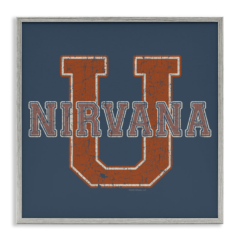 Art numérique de style universitaire «Nirvana U» par l'affilié supérieur / Life Is High, Estampe numérique Farmhouse