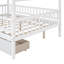 Lit double en bois avec deux tiroirs-1096532759
