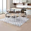 Ensemble de mobilier de salle à manger rond 1 table avec 4 chaises WOODHOMER