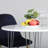 Round Metal Base Dining Table