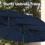 Parasol de marché rectangulaire avec base-1695550422