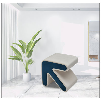 Tabouret d'appoint en bois massif et manufacturé