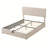 Upholstered Platform bed with a Hydraulic Storage System-1222239894-1222239892