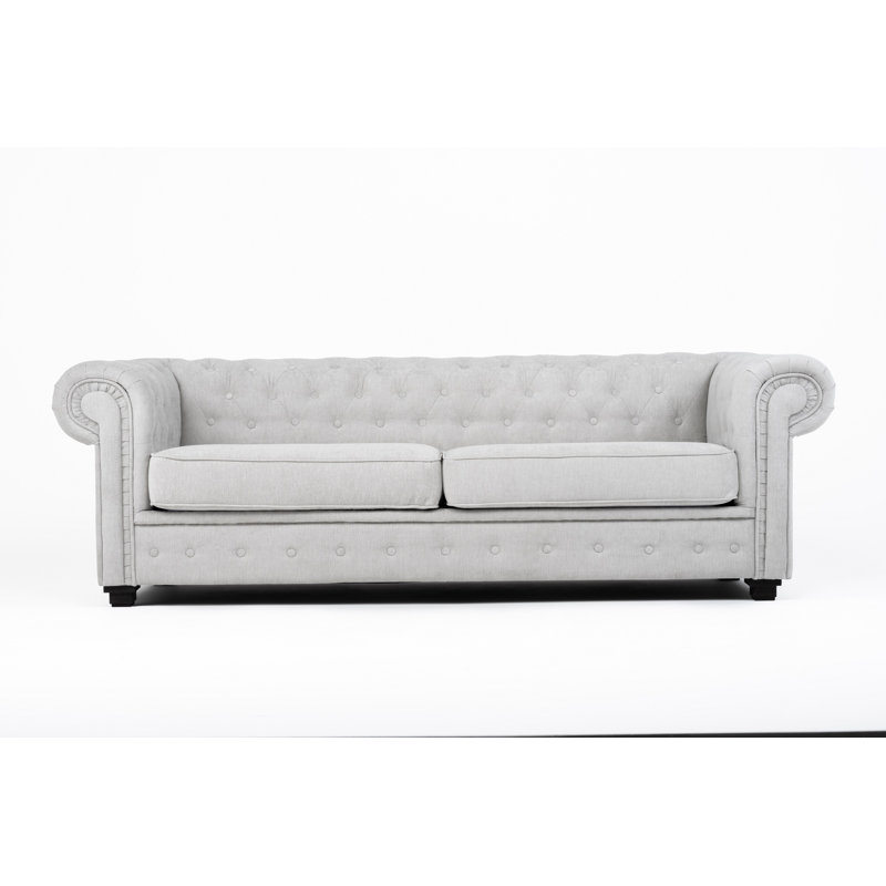 Allegra 2 Piece Sofa Set, Light Grey