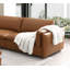 Canapé modulaire 3 pièces en cuir fleur