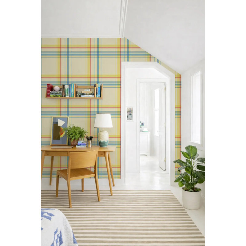 Ashcroft Tartan Large, Primary Picnic, Peel & Stick
